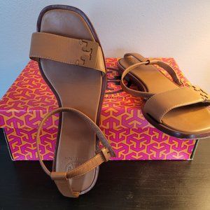 Tory Burch brown leather sandals